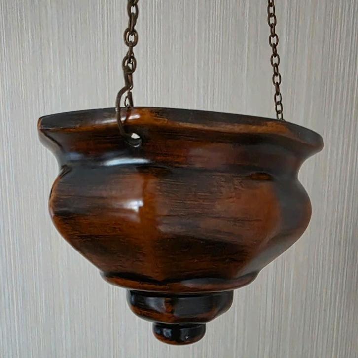 Vintage hangbloempot keramiek, Antiek en Kunst, Antiek | Keramiek en Aardewerk, Ophalen of Verzenden