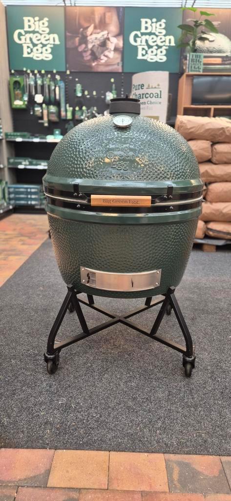 Showroommodel Big Green Egg 2XL, Tuin en Terras, Houtskoolbarbecues, Zo goed als nieuw, Ophalen
