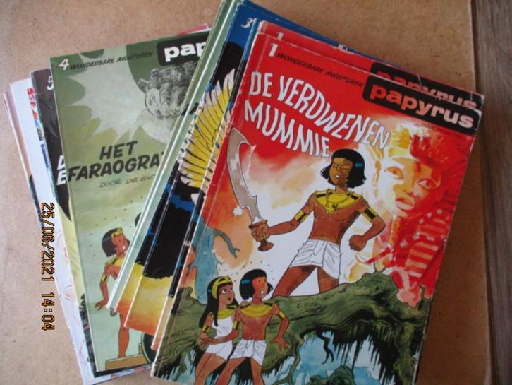 adv3727 papyrus, Boeken, Stripboeken, Gelezen, Ophalen