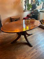 Oude ovale salontafel / koffietafel, Ophalen, 50 tot 100 cm, Zo goed als nieuw, Minder dan 50 cm