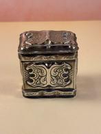 Zilveren lodereindoosje, Niekerk, 1965, Schoonhoven, Ophalen of Verzenden, Zilver