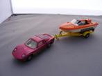 Lamborghini Miura K24+ boot K25+trailer Matchbox schade 1/43, Verzenden, Gebruikt, Auto, Matchbox