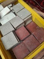 antieke tegeltjes ca 1910 grijs en rood zie fotos/omschrijv, Doe-het-zelf en Verbouw, Tegels, Ophalen, Overige materialen, Gebruikt