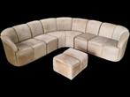 Vintage 70s Lederen Modules Lounge Sofa Modular, Ophalen of Verzenden, Gebruikt, Leer