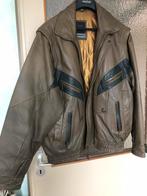 Vintage Leren Jack - Stijlvol en Tijdloos!, Kleding | Heren, Ophalen of Verzenden, Gedragen, Maat 52/54 (L), Bruin