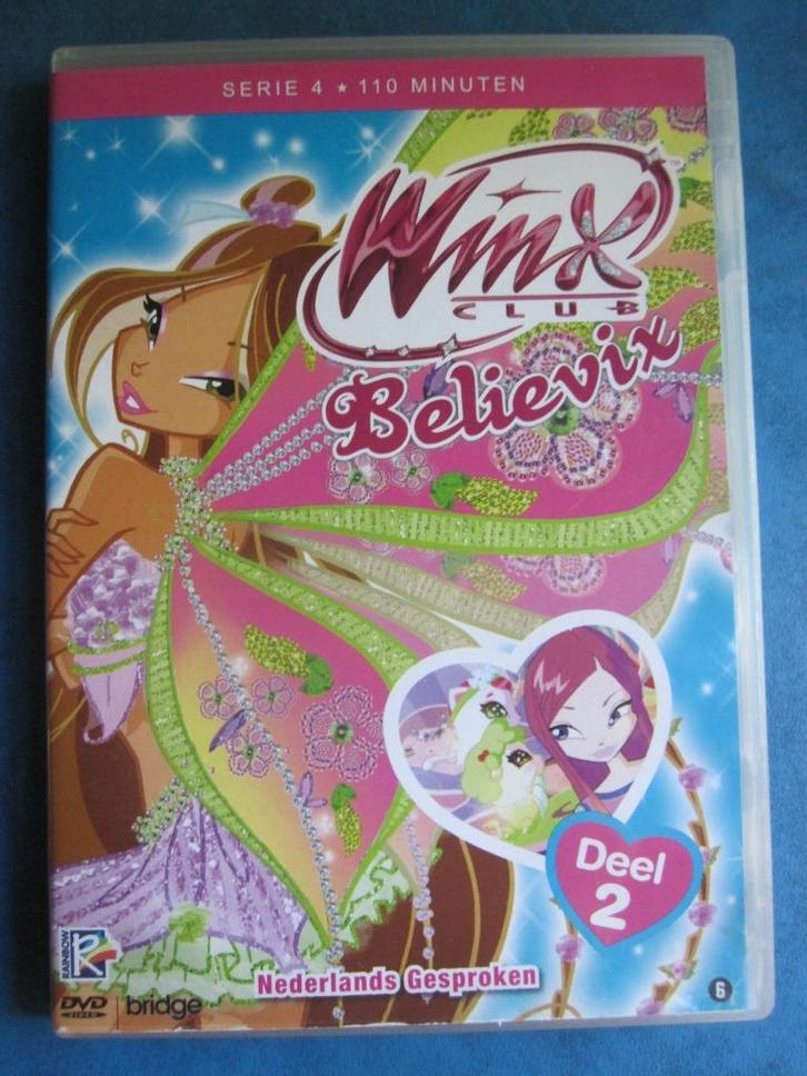 Winx club Believix serie 4 deel 2, Cd's en Dvd's, Dvd's | Tekenfilms en Animatie, Zo goed als nieuw, Amerikaans, Tekenfilm, Vanaf 6 jaar