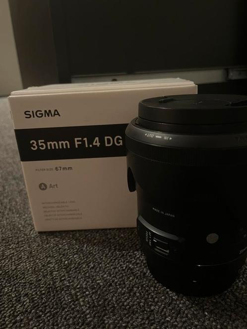 Sigma 35mm f1.4 DG art (canon ef), Audio, Tv en Foto, Fotografie | Lenzen en Objectieven, Zo goed als nieuw, Ophalen of Verzenden