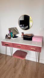 Make up tafel, Huis en Inrichting, Ophalen, Zo goed als nieuw, Hout, Minder dan 100 cm