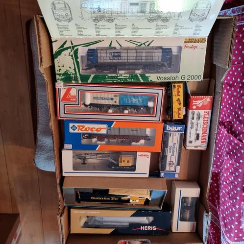 H0 LOCS EN TREIN WAGONS DIVERS, Hobby en Vrije tijd, Modeltreinen | H0, Zo goed als nieuw, Wagon, Gelijkstroom, Overige merken