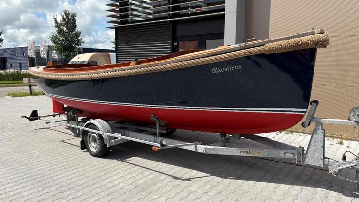 Hellingsloep 690, Watersport en Boten, Sloepen, Gebruikt, 10 tot 30 pk, 6 meter of meer, Binnenboordmotor, Diesel, Polyester, Ophalen