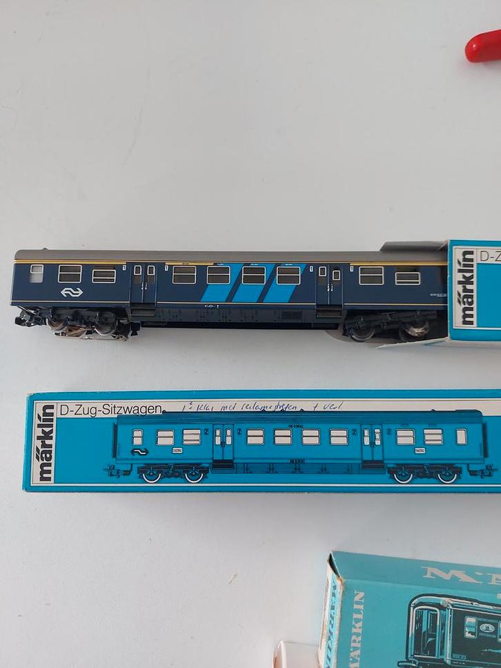Märklin 4117 Rijtuigen 1e Klas - Set van 2, Hobby en Vrije tijd, Modeltreinen | H0, Zo goed als nieuw, Wagon, Wisselstroom, Märklin