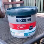 Sikkens Alphatex IQ Mat - Beige/wit Verf 10L, Doe-het-zelf en Verbouw, Verf, Beits en Lak, Beige, Nieuw, Ophalen of Verzenden