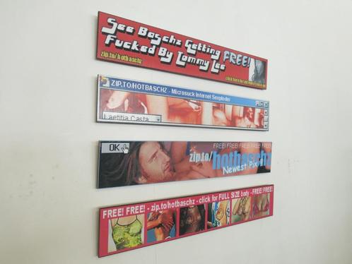 Video/printkunst HOTBASCHZBANNER - Baschz jaren 90, Antiek en Kunst, Kunst | Overige Kunst, Ophalen