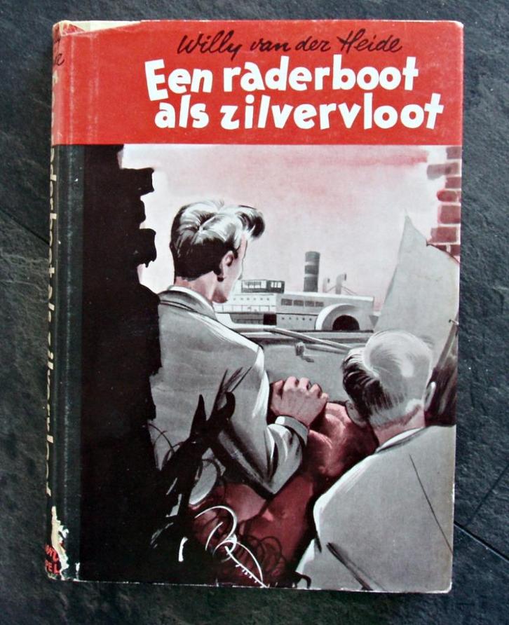 Bob Evers - Een raderboot als zilvervloot - 1954 Tweede druk, Boeken, Kinderboeken | Jeugd | 13 jaar en ouder, Gelezen, Fictie