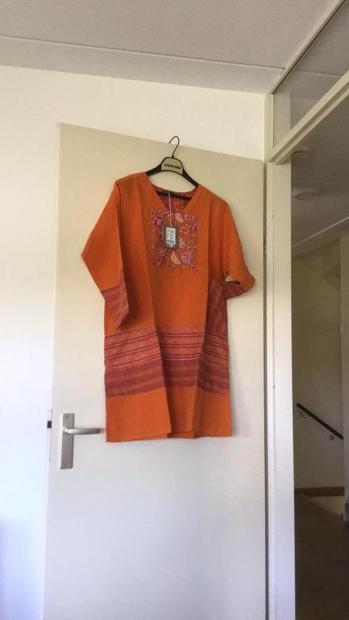Linnen jurk Maat:L, Gudrun Sjoden, NIEUW. Oranje, Kleding | Dames, Jurken, Nieuw, Oranje, Onder de knie, Ophalen of Verzenden