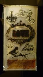 Tim Holtz clear stamps 2, Ophalen of Verzenden, Zo goed als nieuw, Clearstamp