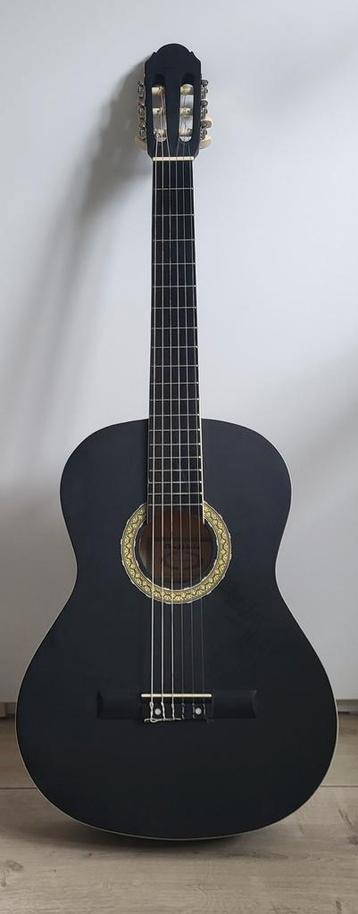 Sheffield gitaar beginner met tas en muziekboek beschikbaar voor biedingen