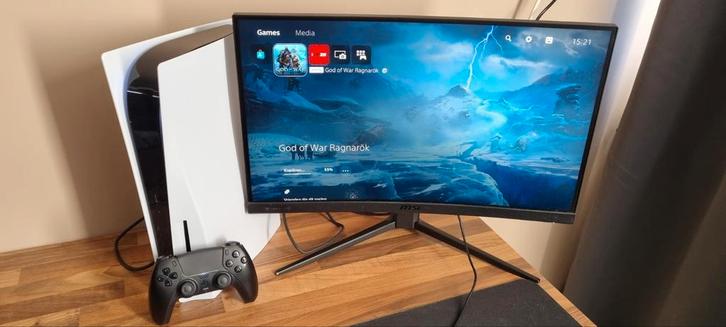 Playstation 5 disc versie, Spelcomputers en Games, Spelcomputers | Sony PlayStation 5, Zo goed als nieuw, Ophalen of Verzenden