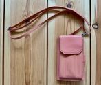 Crossbody portemonnee / telefoontas - Roze Zalmkleurig, Ophalen of Verzenden, Zo goed als nieuw, Roze, Schoudertasje