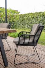 4 Seasons Outdoor Fabrice Dining Stoel antra | tuinstoel 4SO, Ophalen of Verzenden, Zo goed als nieuw