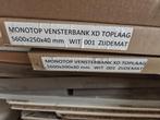 Monotop Vensterbank Wit Zijdemat -op Maat!, Doe-het-zelf en Verbouw, Hout en Planken, Ophalen, 25 tot 50 mm, Nieuw, Plank
