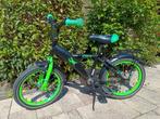 Stoere Zwart/Groene Jongensfiets Dino 16 inch, Fietsen en Brommers, Ophalen, Gebruikt, 16 tot 20 inch