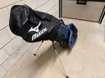 Mizuno standbag golftas incl. showercap – blauw/zwart, Ophalen of Verzenden, Gebruikt, Tas, Mizuno