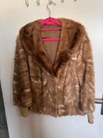 Vintage Bontjas Vos Nerts Maat L, Ophalen, Gedragen, Maat 42/44 (L), Bruin