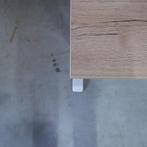 Slingerbureau zit-sta 180x80 cm - Wit frame - N.eiken - BR48, Ophalen of Verzenden, Elektrisch, Nieuw, Bureau