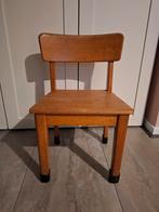 Oud schoolstoeltje, vintage, van Weijers Bennebroek., Antiek en Kunst, Ophalen of Verzenden