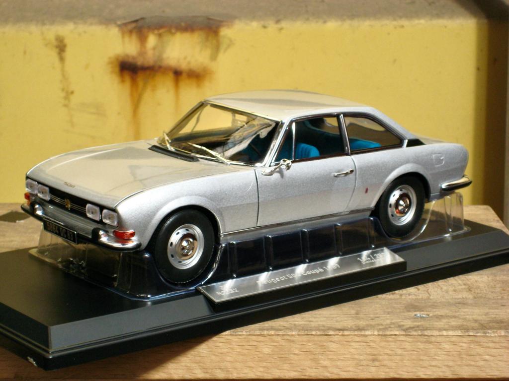 Peugeot 504 coupé 1969 zilvergrijs Norev limited 1:18, Hobby en Vrije tijd, Modelauto's | 1:18, Ophalen of Verzenden, Nieuw, Auto