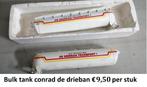 conrad  bulk tanks de drieban, Hobby en Vrije tijd, Modelauto's | 1:50, Ophalen of Verzenden, Gebruikt, Bus of Vrachtwagen, Conrad