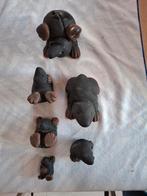 Stenen tuinmollen, Ophalen of Verzenden, Gebruikt, Steen, Dierenbeeld