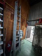 Dirks ladder 3x9 met 35 cm opstap, Ophalen, Gebruikt, Ladder, Opvouwbaar of Inschuifbaar