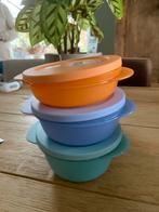 Tupperware CrystalWave set 3-delig, Tupperware, Nieuw, Ophalen of Verzenden, Blauw