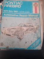 Pontiac firebird repair manual, Ophalen of Verzenden