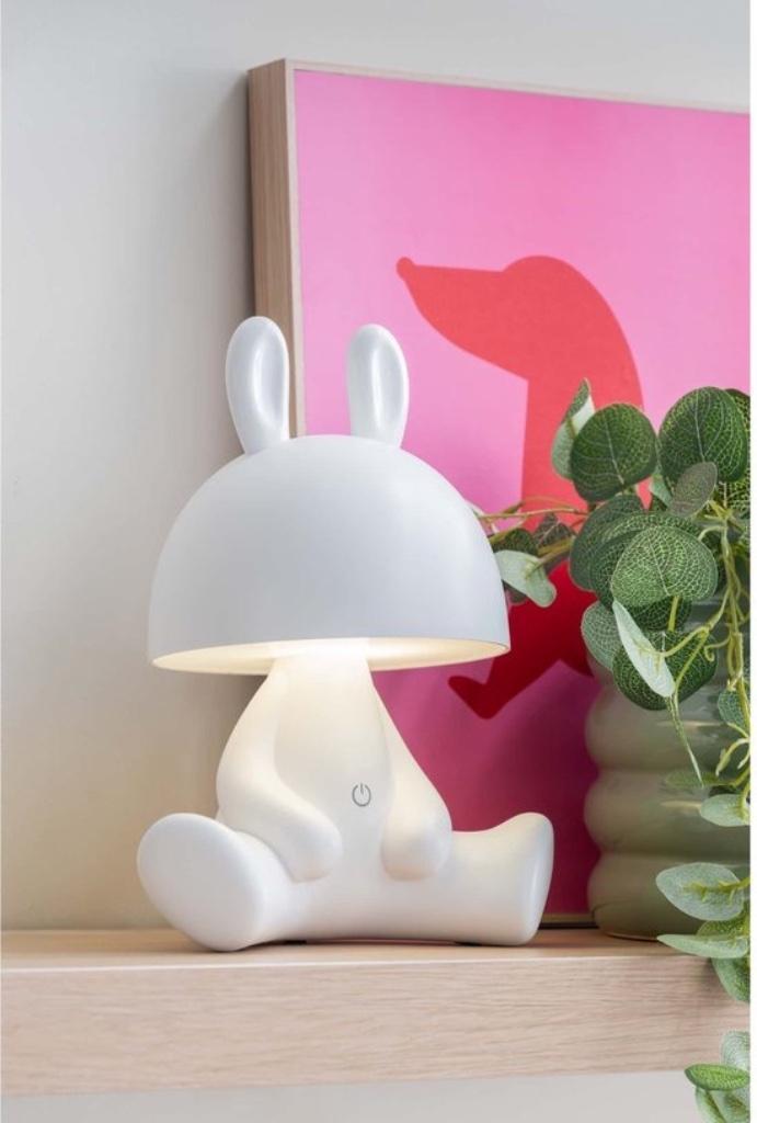 Schemerlamp Konijn en Beer in verschillende kleuren., Huis en Inrichting, Lampen | Tafellampen, Nieuw, Minder dan 50 cm, Kunststof