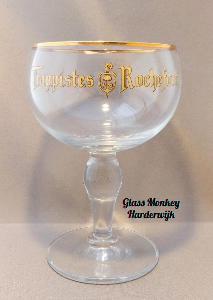 Trappistes Rochefort bierglazen. 33cl, Verzamelen, Biermerken, Nieuw, Glas of Glazen, Overige merken, Ophalen of Verzenden