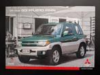 Leaflet A4 MITSUBISHI Pajero Pinin 1989 (Duits), Ophalen of Verzenden, Zo goed als nieuw, Mitsubishi