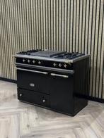 Lacanche Zwart Gas 110cm Messing + Coup de Feu, Ophalen of Verzenden, Grill, Gas, 5 kookzones of meer
