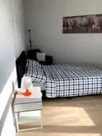 Bed (3 stuks beschikbaar, of los), Huis en Inrichting, Slaapkamer | Bedden, 120 cm, Stof, Zo goed als nieuw, Zwart
