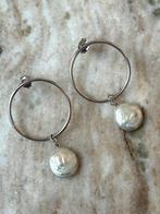 925 sterling zilveren oorbellen met zoetwaterparels, Sieraden, Tassen en Uiterlijk, Oorbellen, Ophalen of Verzenden, Zo goed als nieuw