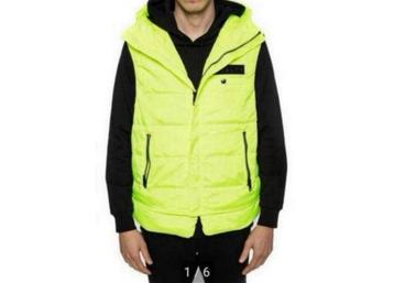 DIESEL gewatteerd vest bodywarmer capuchon Sun Gilet 180£ beschikbaar voor biedingen