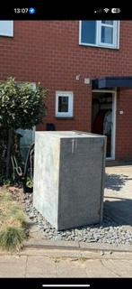 Stalen Kist afsluitbaar 80 x 120 x 70., Ophalen, Minder dan 50 cm, Gebruikt, 50 tot 100 cm