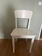 Witte houten sierlijke stoel (brocante), Huis en Inrichting, Wit, Zo goed als nieuw, Eén, Ophalen