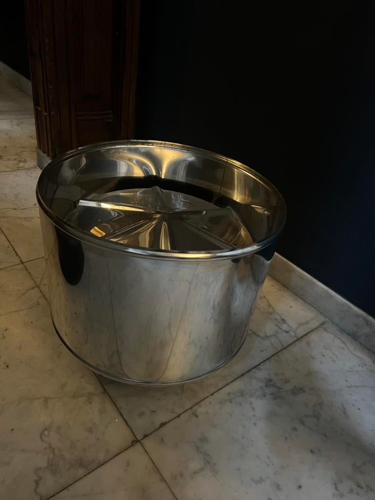 RVS Schoorsteenkap + Enkelwandige Pijp 15cm, Ophalen, Zo goed als nieuw