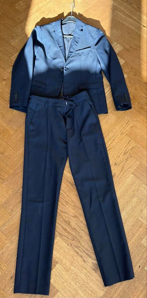 Zara marineblauw kostuum - maat 152, Kinderen en Baby's, Ophalen of Verzenden, Zo goed als nieuw, Jongen, Overige typen