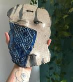 3 handgemaakte, keramieken maskers,kunstobject, Colja de Roo, Ophalen of Verzenden
