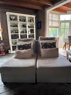 Loungestoelen taupe woonkamer, Gebruikt, Twee, Overige kleuren, Ophalen of Verzenden