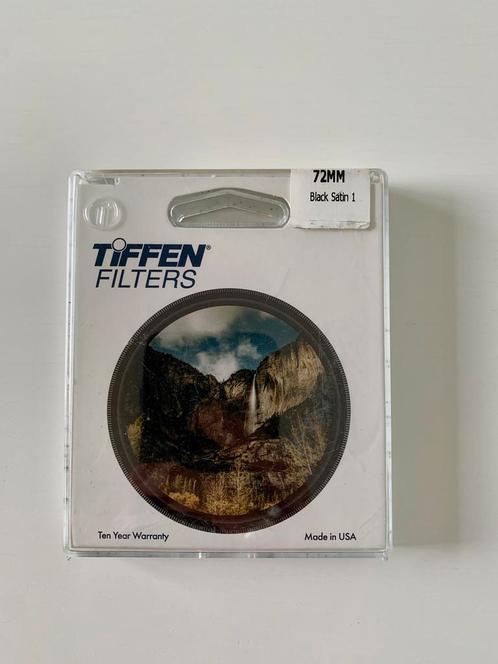 Tiffen Black Satin 1 filter 72mm, Audio, Tv en Foto, Fotografie | Filters, Zo goed als nieuw, Overige typen, 70 tot 80 mm, Overige merken